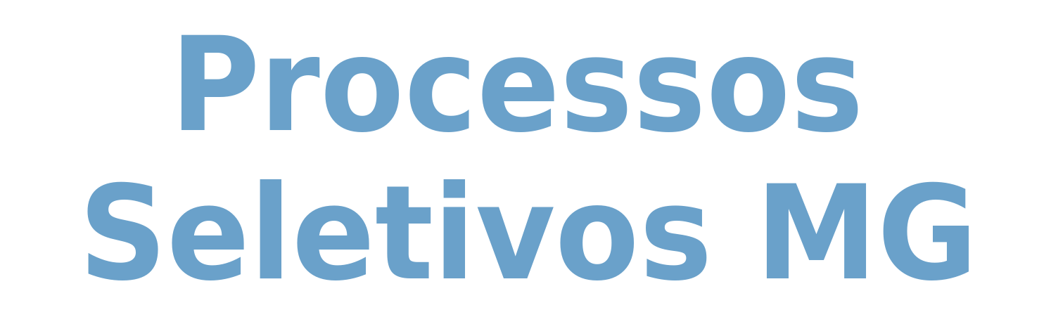 Processos Seletivos MG